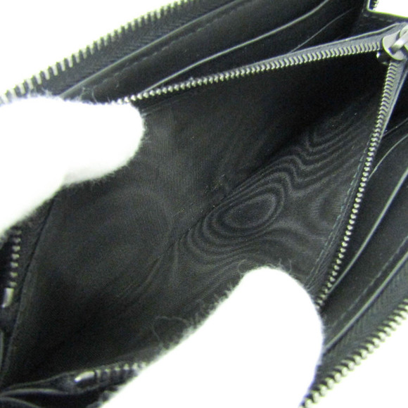 BOTTEGA VENETA Black Leather Intrecciato Wallet - Picture 5 of 13